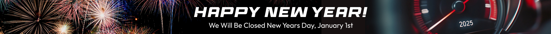 Happy New Year! We will Be closed New Years Day, January 1st | South Denver Automotive